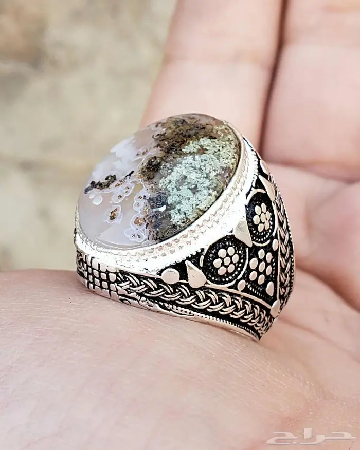 خواتم فضه ونوادر العقيق اليمني الطبيعي 2