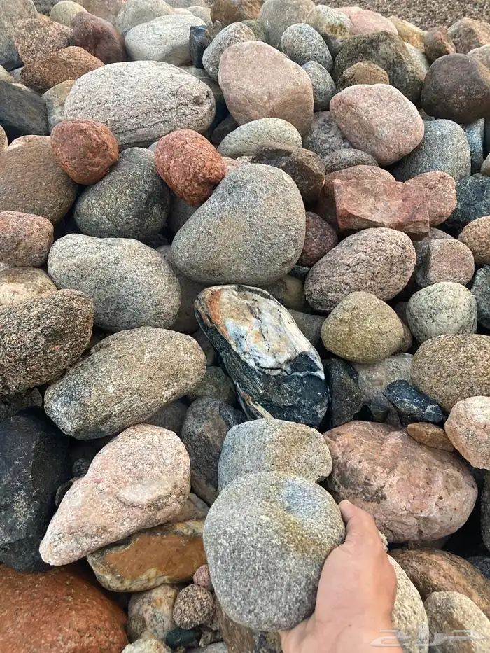 حجر الزينة (الأحجار النهرية River Stone) 14