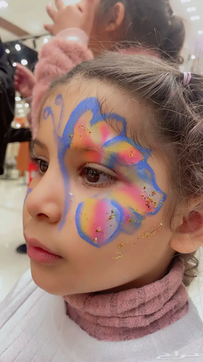 رسامة على الوجه للأطفال نحضر   فعاليات افتتاحات. مدارس 1