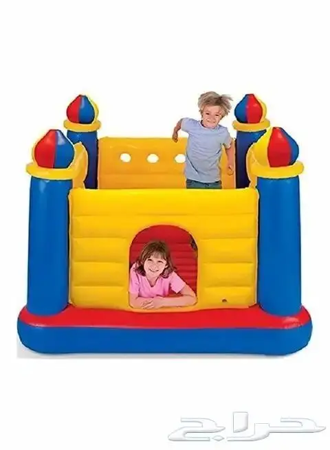 نطاطة أطفال هوائية ( ترمبولين هواء ) بالحجم الكبير شكل قلعة 2