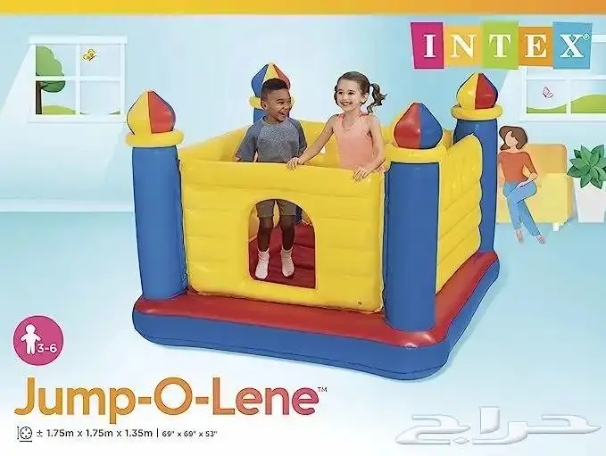 نطاطة أطفال هوائية ( ترمبولين هواء ) بالحجم الكبير شكل قلعة 10