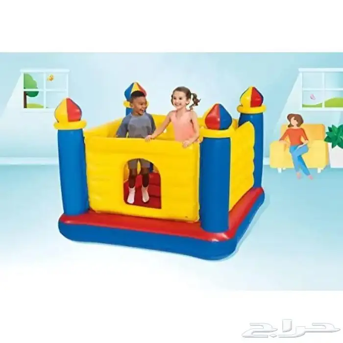 نطاطة أطفال هوائية ( ترمبولين هواء ) بالحجم الكبير شكل قلعة 4