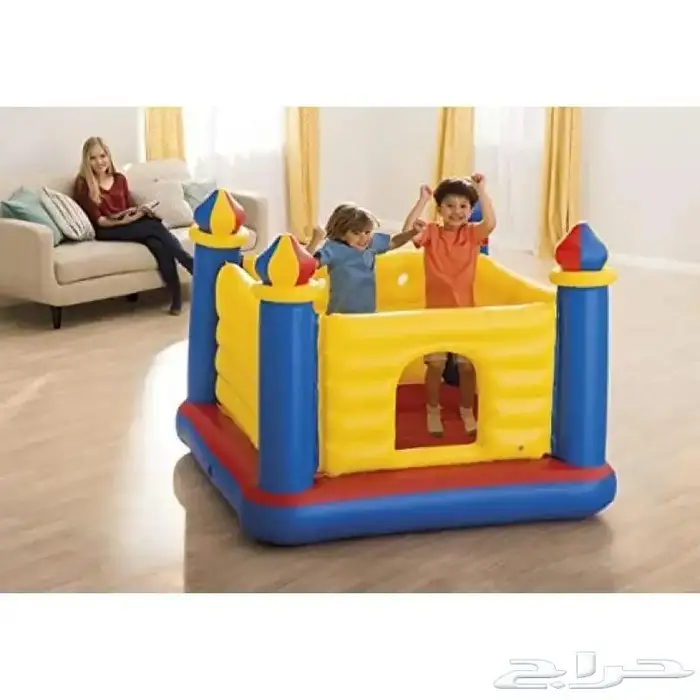 نطاطة أطفال هوائية ( ترمبولين هواء ) بالحجم الكبير شكل قلعة 6