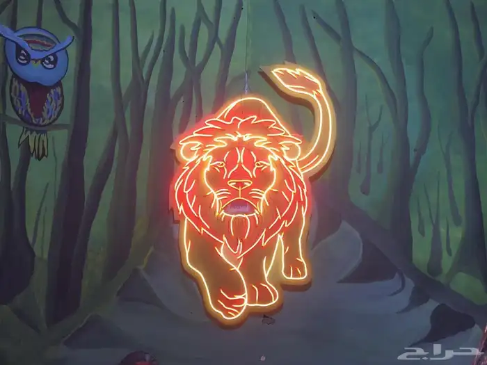 واجهات و حروف بارز و لوحات neon و اعمال ديكور 1