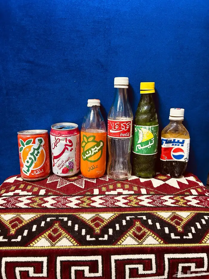 تراث علب بيبسي وتيم وميرندا وشاني وبعض العلب المختلفه 15