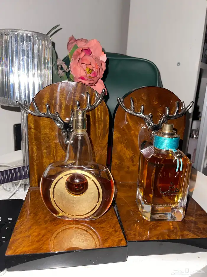 للبيع عطرين عطر جيرلان القديم ا صلي وعطر هيرش البخوري 1