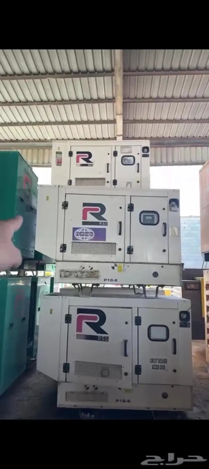 مولدات كهربائيه للبيع أو للايجار كبيرأوصغير كاتم للصوت 7