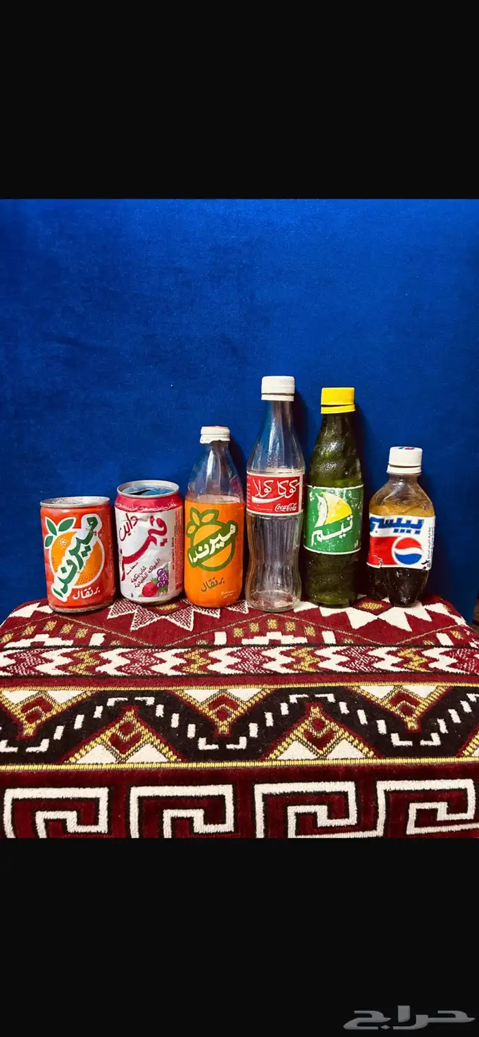 تراث علب بيبسي وتيم وميرندا وشاني وبعض العلب المختلفه 23