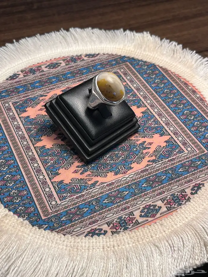 خاتم عقيق يمني صياغه غلام 2