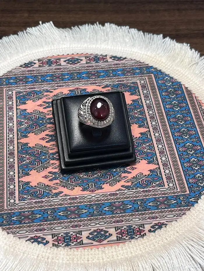 خاتم قارنيت قص كبشون وقص مترش 6