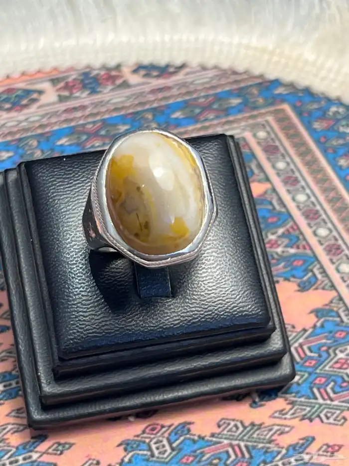 خاتم عقيق يمني صياغه غلام 3