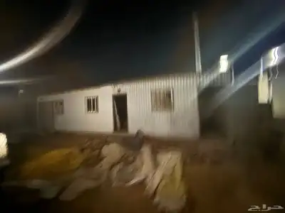 للبيع كرفان غرفه حديد متنقله مستعمله (( بركسات )) 1