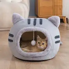 بيت قطط خيمه قطط فرو عشه مستلزمات قطط 2