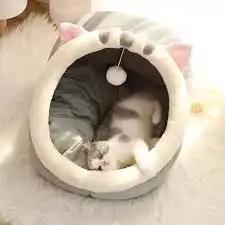بيت قطط خيمه قطط فرو عشه مستلزمات قطط 5