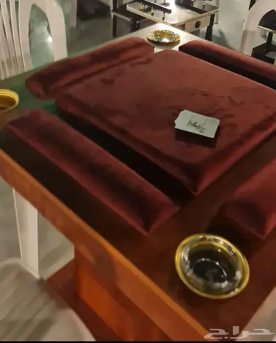 طاولات بلوت وجكارو شبه جديدة 0
