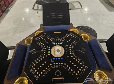 طاولات بلوت وجكارو شبه جديدة 4
