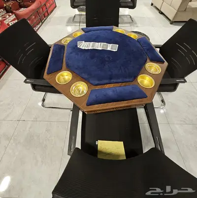 طاولات بلوت وجكارو شبه جديدة 21