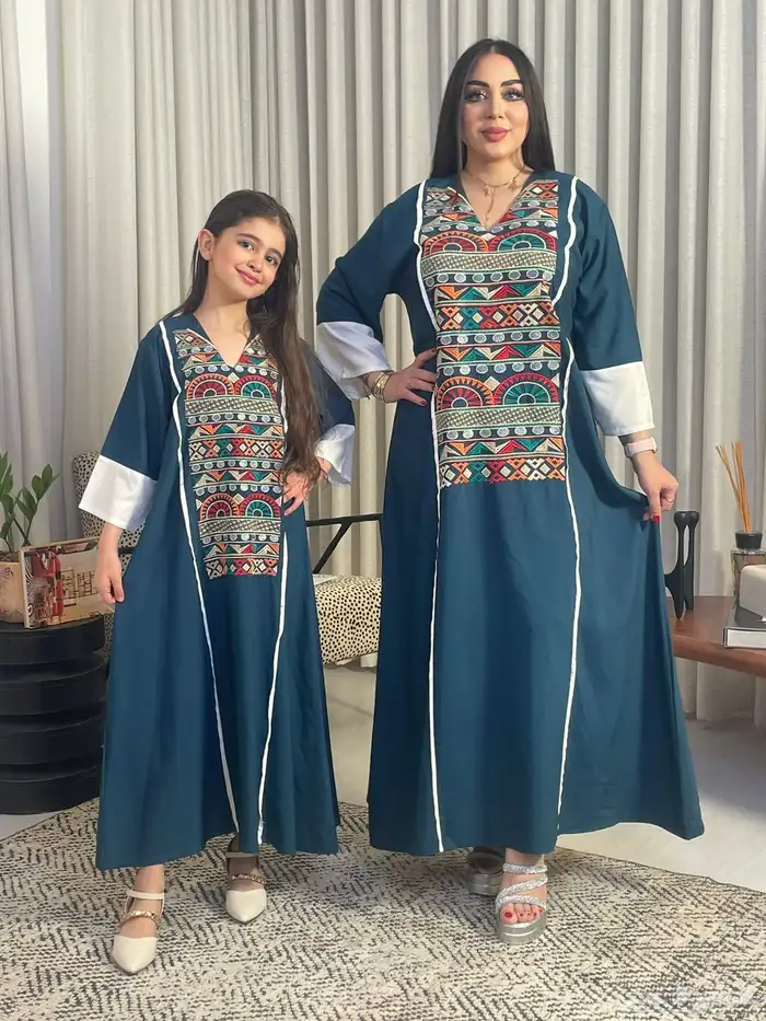 جلابيات مصريه الام وبنتها بالجمله والقطاعي 3