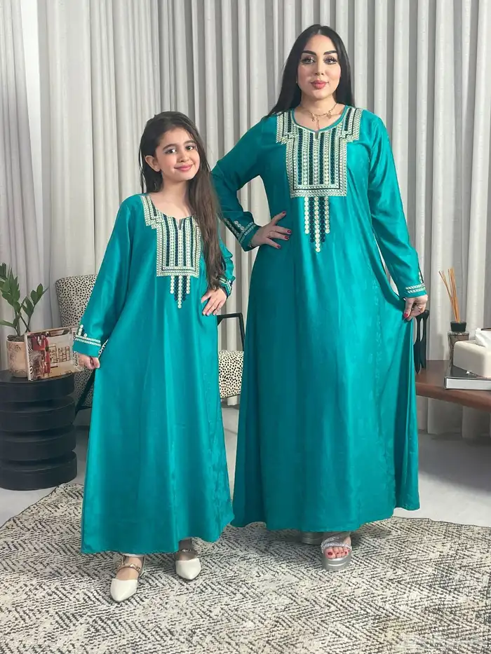 جلابيات مصريه الام وبنتها بالجمله والقطاعي 7