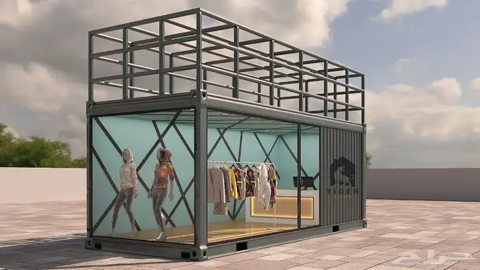 فود ترك بوث كشك كونتينر بورتبل دورات مياه بركس بيوت مخيم 21