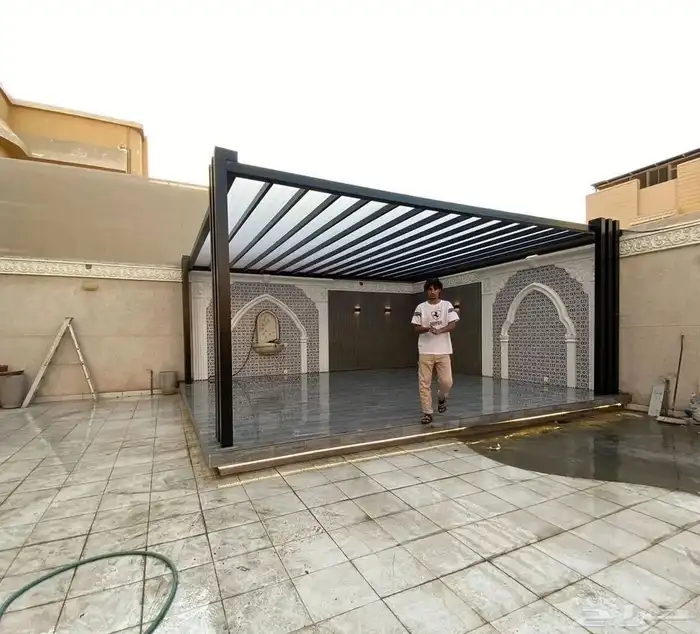 مظلات سيارات مظلات جلسات مظلات مواقف سواتر 11