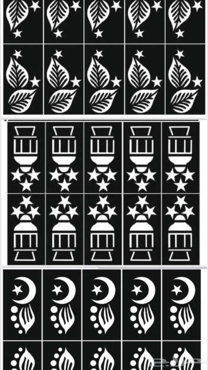 نقوش حنا جملة ومفرق 14