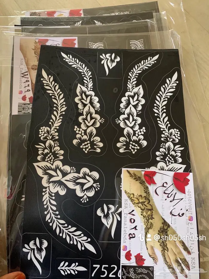 نقوش حنا جملة ومفرق 30