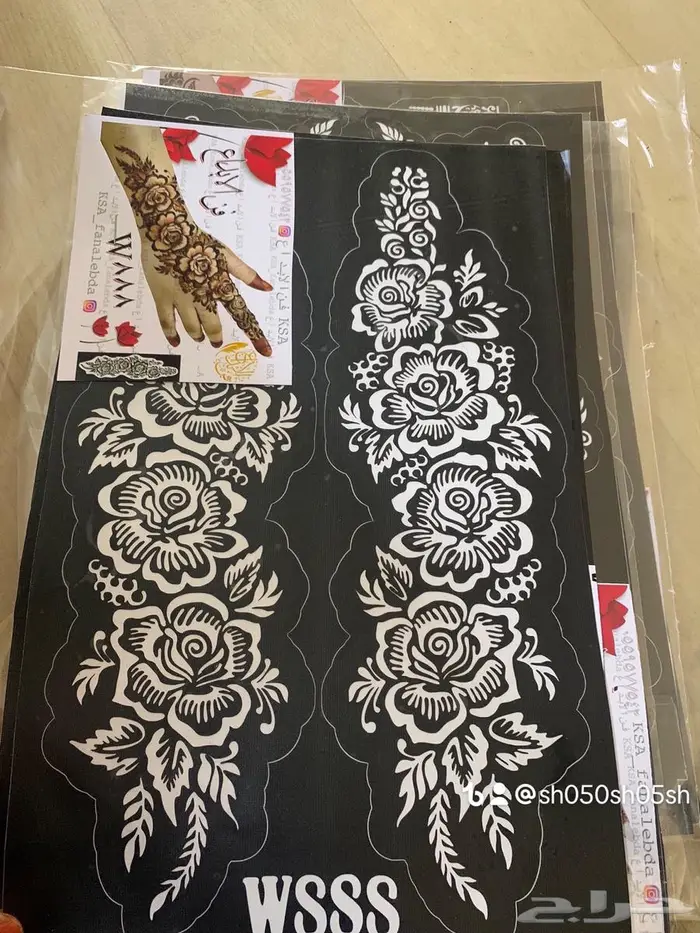 نقوش حنا جملة ومفرق 26