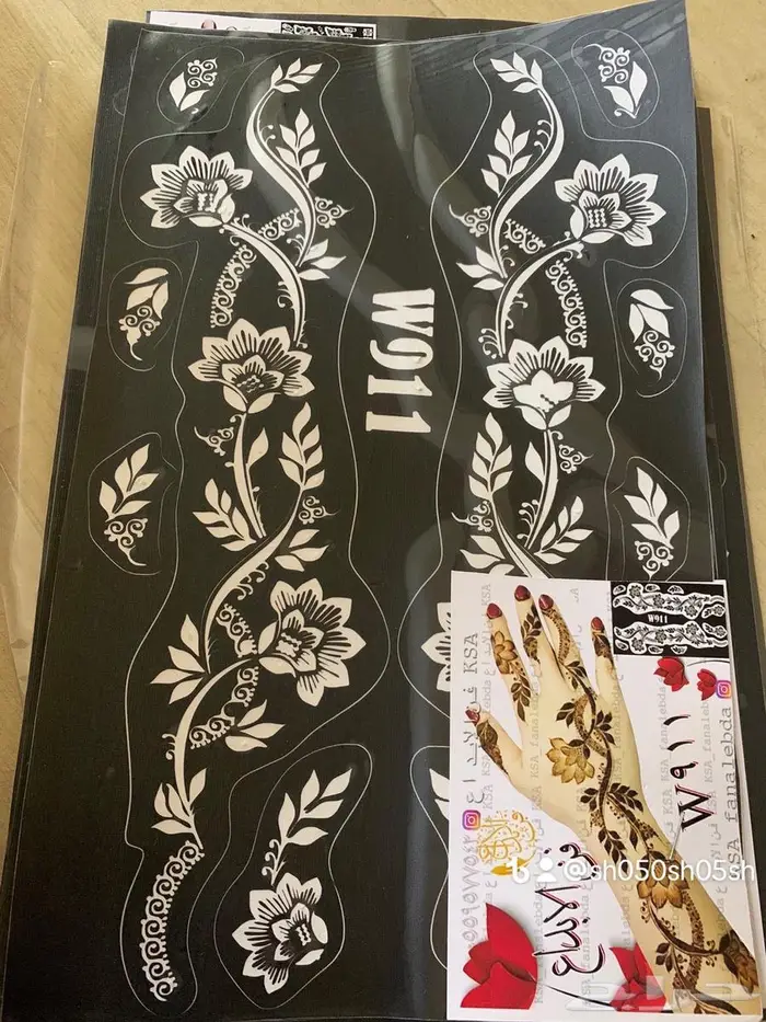 نقوش حنا جملة ومفرق 18