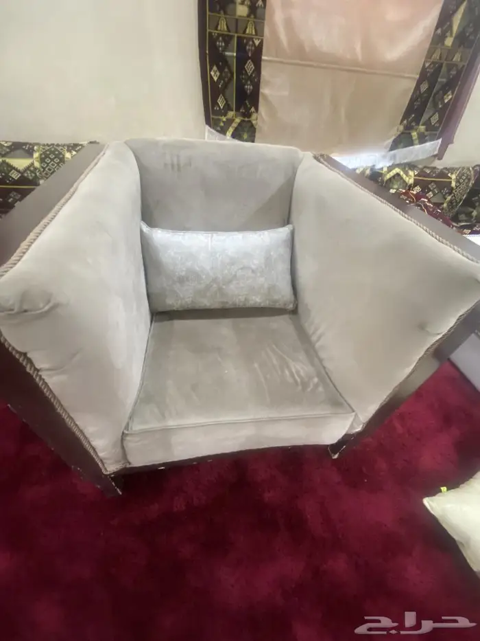 كنب امريكي . خشب نقش ليزر 5