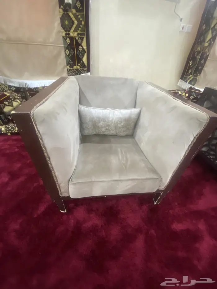 كنب امريكي . خشب نقش ليزر 3