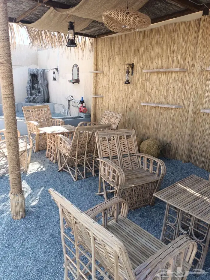 مظلات خيزران 4