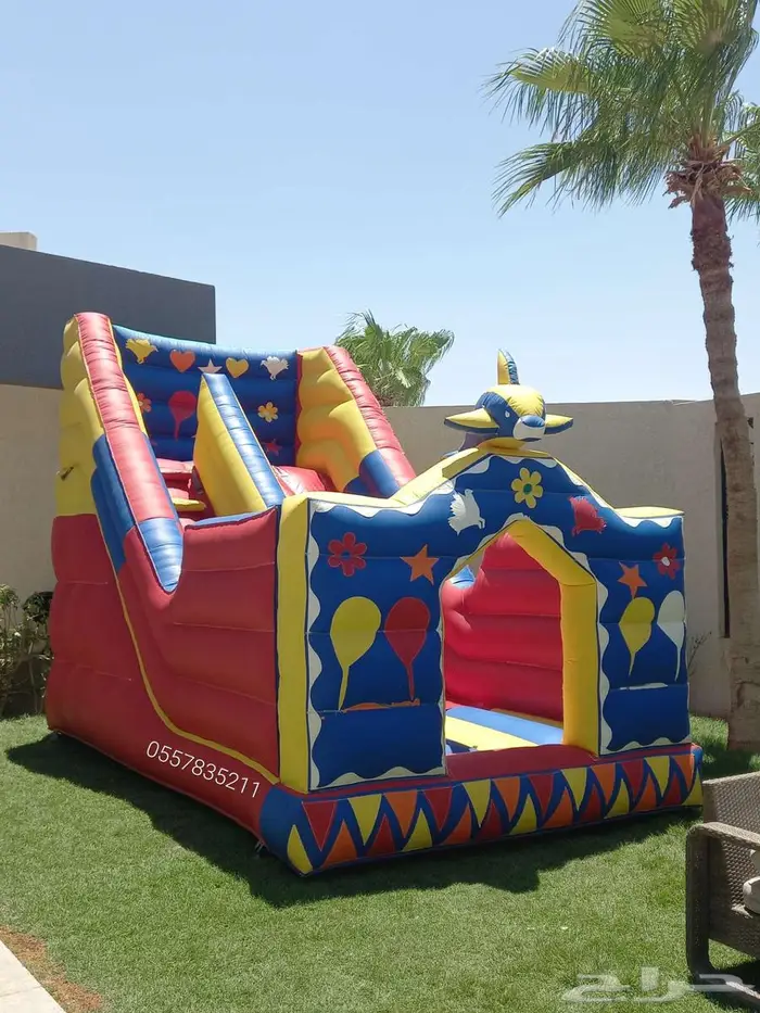 اجار نطيطات العاب زحليقه نطيطه مدارس حفلات 6