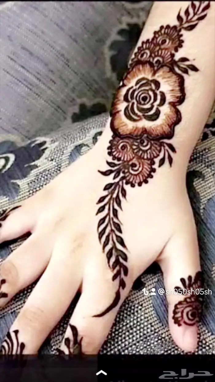 نقوش حنا جملة ومفرق 4