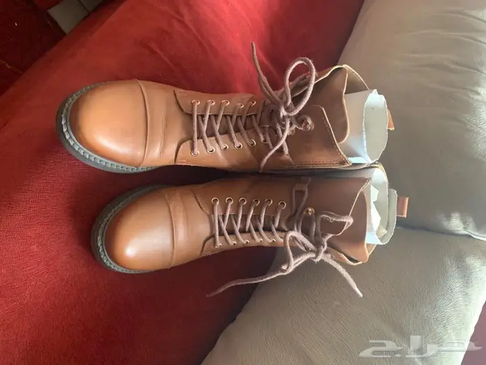 حذاء بوت جلد طبيعى من ألدو ALDO أصلى وجديد 200 1