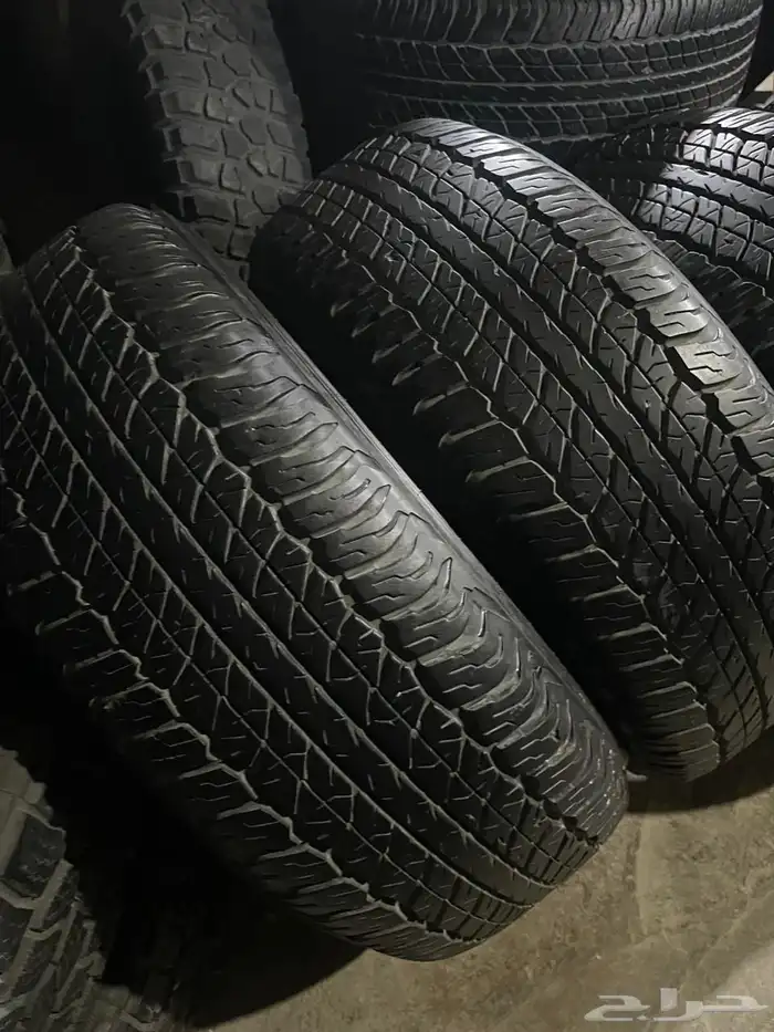 كفرات برادو وفرنشال وهيلوكس دبل 265 65 17 دنلوب 2