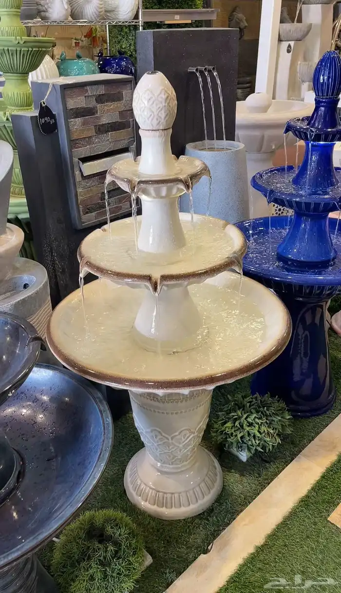 اجمل نوافير سيراميك 1