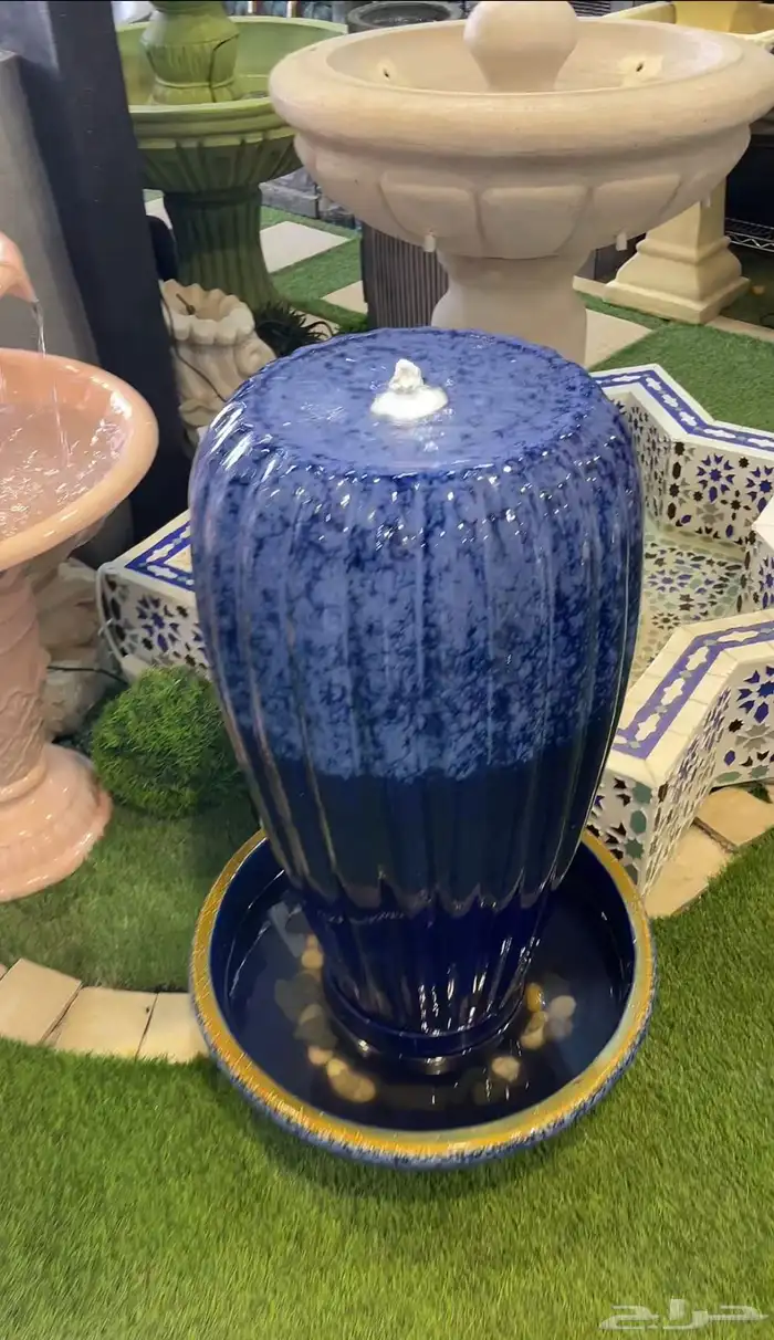 اجمل نوافير سيراميك 0