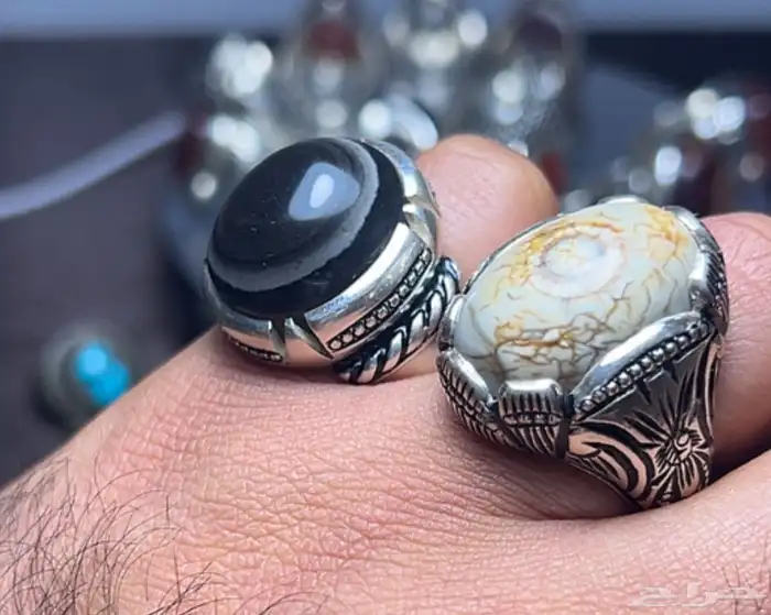 خواتم فضة رجاليه 1