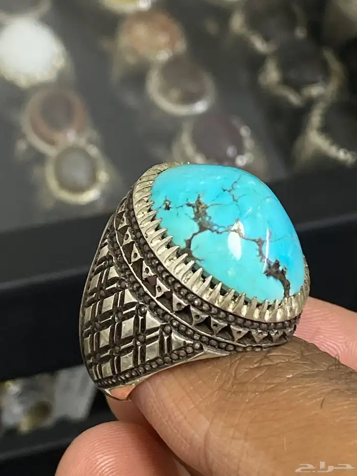خاتم فيروز نيشابوري بشهادة صياغة علي رضا 2