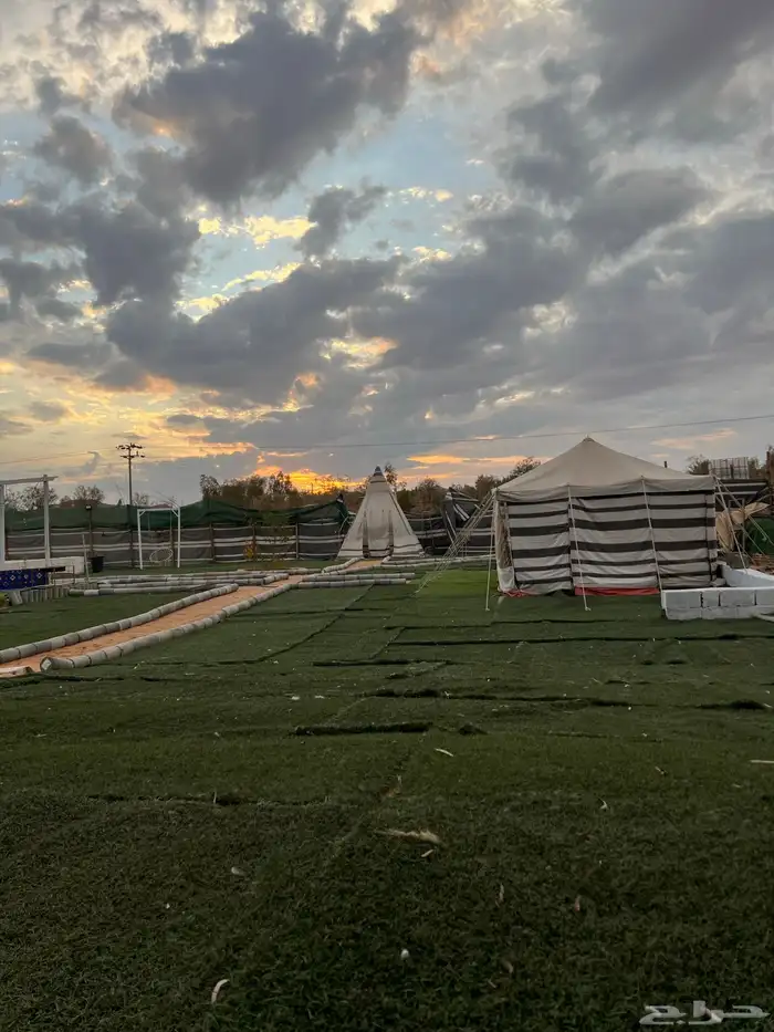 مشروع مخيم جاهز للبيع او البدل بشيء مناسب 0