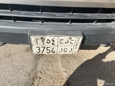 لوحتين ح ق ح 3754   د دب 6156 2