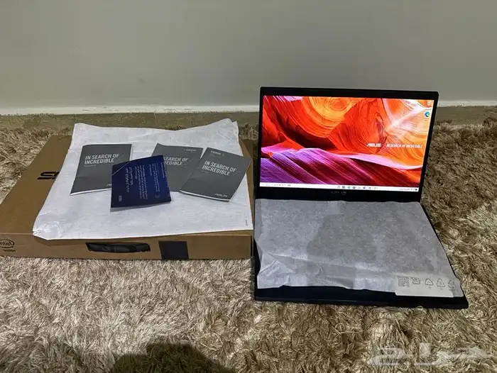 للبيع لابتوب اسوس قيمنق اخو الجديييد 0
