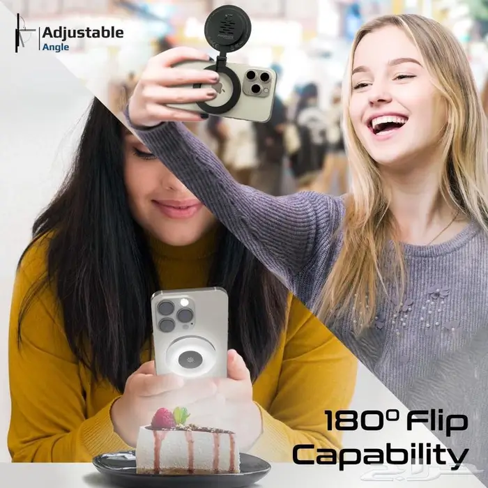 اضاءة سيلفي على شكل حلقة قابل لاعادة الشحن 1