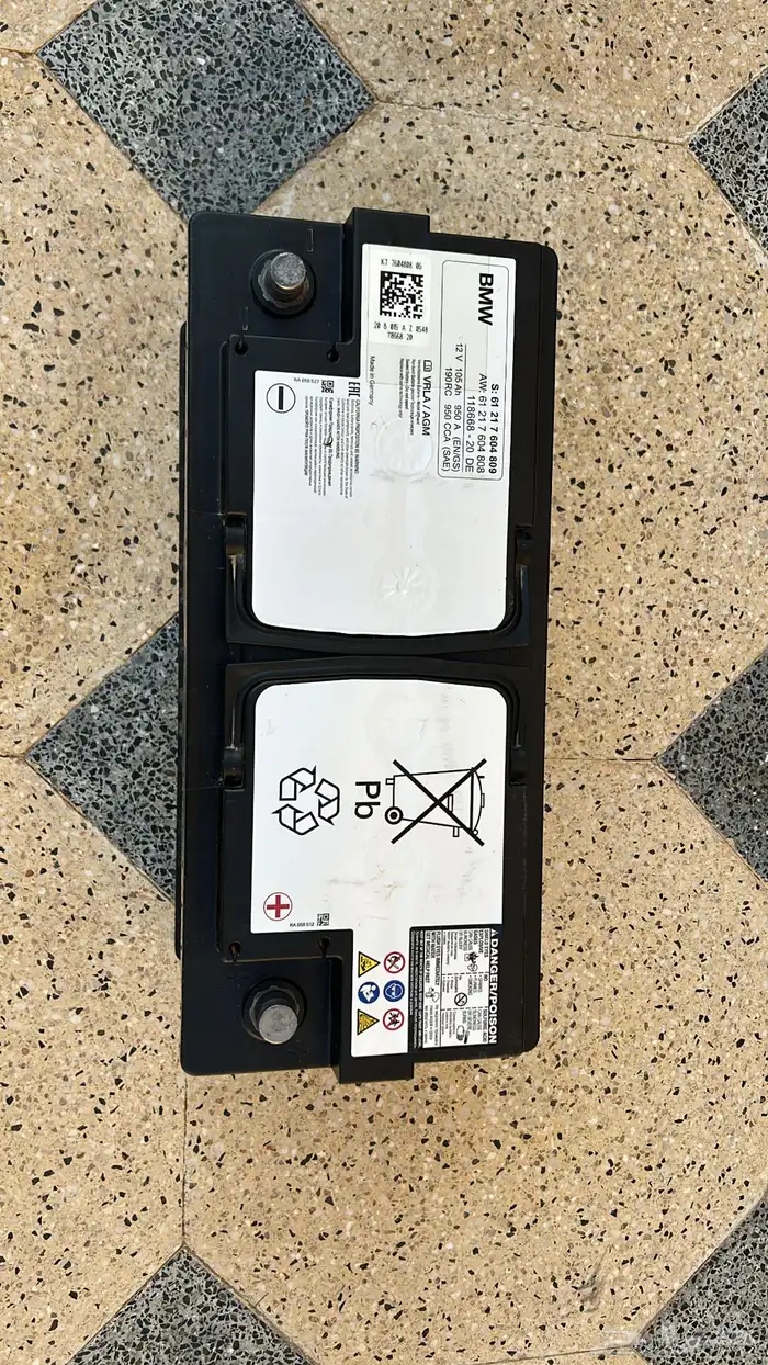 بطاريه BMW 730 li اخت الوكاله تركب من موديل 2016 إلى 2021 11