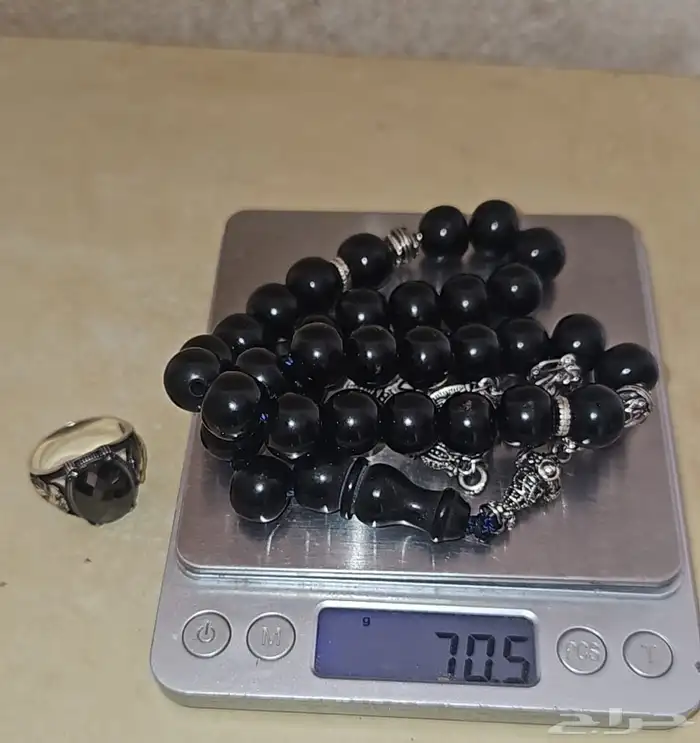 سبحة بكلايت اسود فقط 1