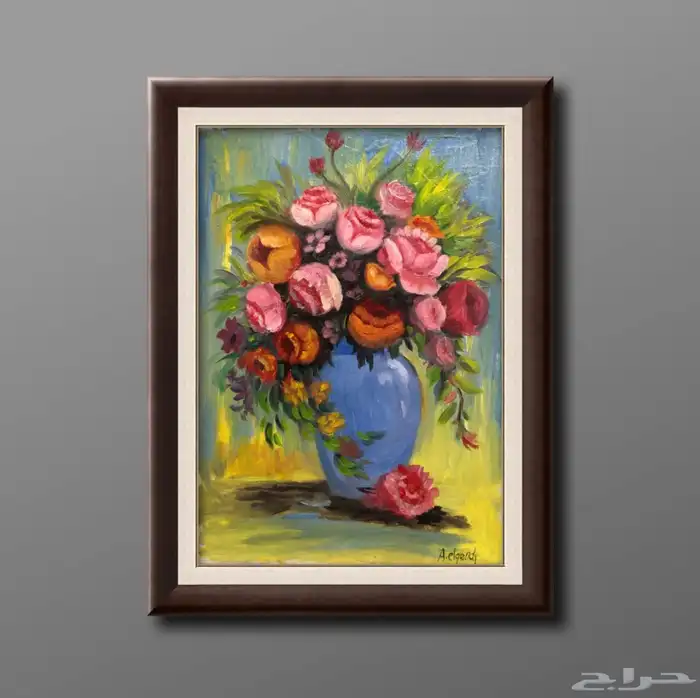 تابلوهات رسم يدوي علي كانفس 3