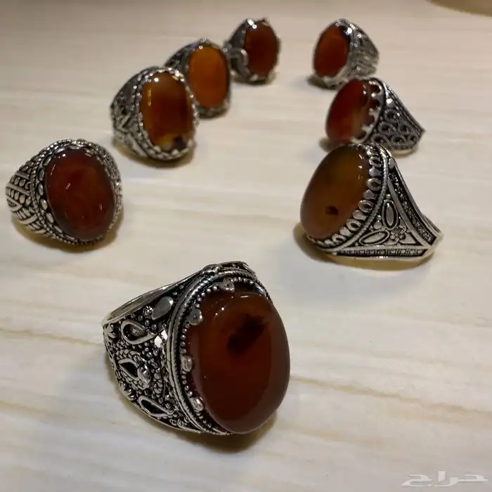 خواتم عقيق يماني 4