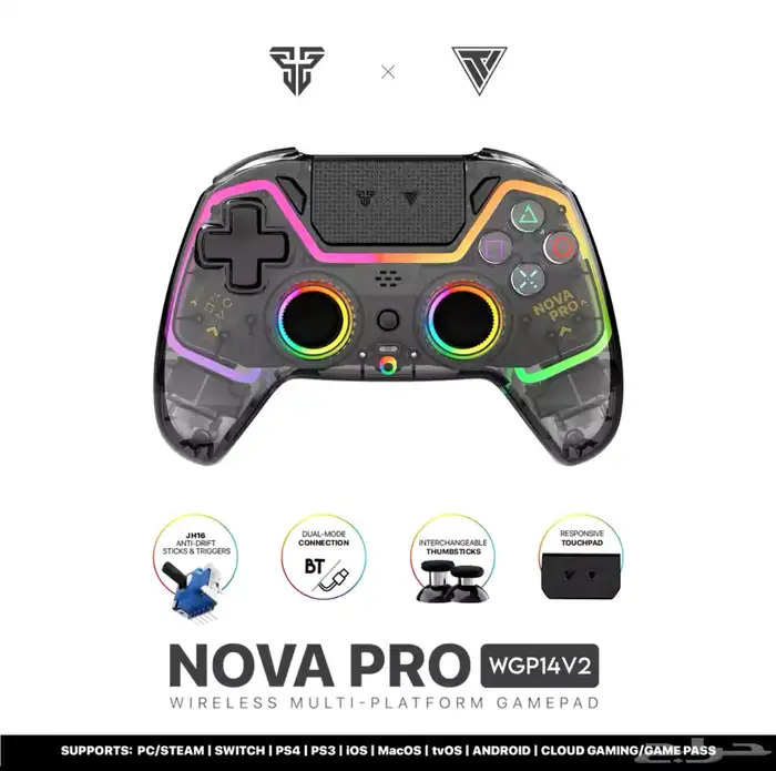 يد احترافيه fantech wgp14v2 wireless gaming 6