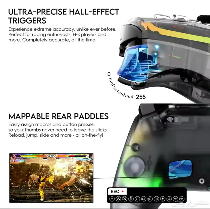 يد احترافيه fantech wgp14v2 wireless gaming 4